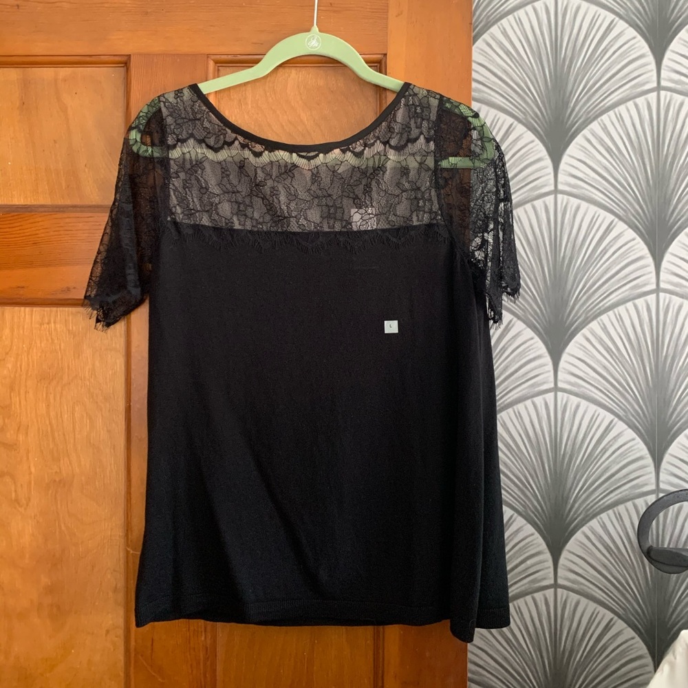 NWT LOFT Lace Top Size Large